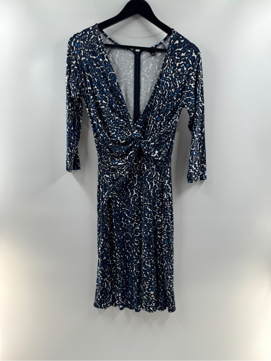 Ann Taylor Dresses & Skirts - Ann Taylor Abstract Print Ruched Midi Dress – Women's XS
